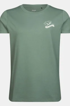 Fashion Ayacucho T-Shirt Sierra Organict-Shirt Ss W Sage Leaf