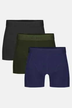Online Bamboo Basics Boxershort Rick 3-Pack Army/Navy/Black (Ton Sur Ton)