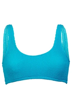 Outlet Banana Moon Bikini Top Justin Popcorn Turqoise