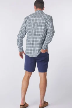 Fashion Barbour Short Washed Oxford Relaxed Oceana