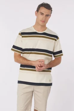 Clearance Barbour T-Shirt Golborne Stripe Relaxed Lead