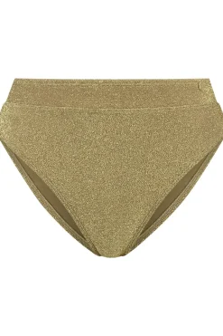 Sale Beachlife Bikinibroekje Knitted Stripe Gold Glitter