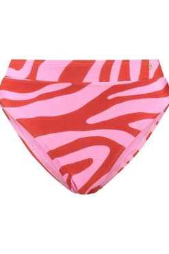 Outlet Beachlife Bikinibroekje Knitted Stripe Pink Zebra