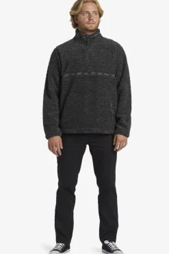 Outlet Billabong Fleece Boundary Tombstone Black Heather