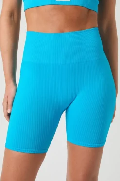 Fashion Bjorn Borg Sportshort Studio Seamless Ribbed Shorts Atomic Blue