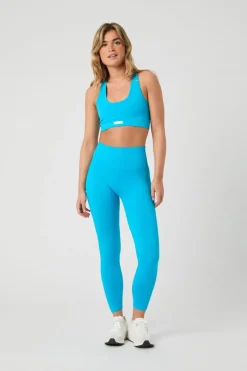 Discount Bjorn Borg Sportshort Studio Seamless Ribbed Tights Atomic Blue