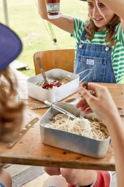 Outlet Blue Mountain Kookgerei Pannenset Gamelle 2-Dlg Alu ZILVER