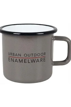 Outlet Bo-Camp Beker Urban Outdoor Mok Emaille dark brown