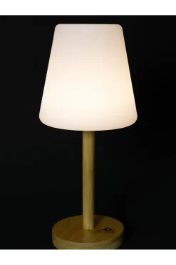 Best Bo-Camp Campingtafel Uo Tafellamp Cambridge L Bamboe Wit