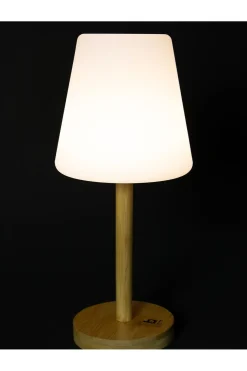 Best Bo-Camp Campingtafel Uo Tafellamp Cambridge L Bamboe Wit