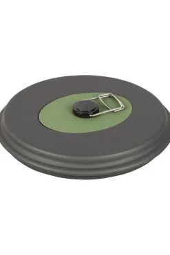 Clearance Bo-Camp Pannenset - Explorer 4 - Hard anodized - 4-Delig dark grey/mid red