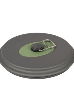 Clearance Bo-Camp Pannenset - Explorer 4 - Hard anodized - 4-Delig dark grey/mid red