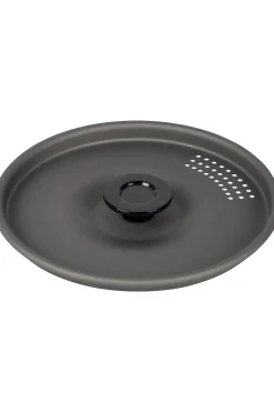 Clearance Bo-Camp Pannenset - Explorer 4 - Hard anodized - 4-Delig dark grey/mid red