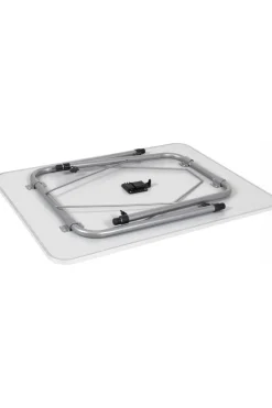 Discount Bo-Camp Tafel Campingtafel Hoogte Verstelbaar 80X60 Cm light grey