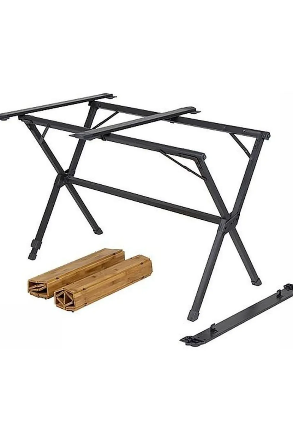 Best Bo-Camp Tafel Urban Outdoor Lamel Maryland 111X72cm dark brown