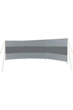 Online Bo-Camp Voortent  Windscherm - Brendan - 3-Vaks - 5x1,4 Meter mid grey