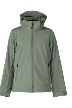 Sale Brunotti Ski-Jas Joos-N Women Softshell Jacket Pine Green
