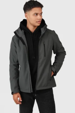 Outlet Brunotti Ski-Jas Mib  Softshell Jacket Mud Green