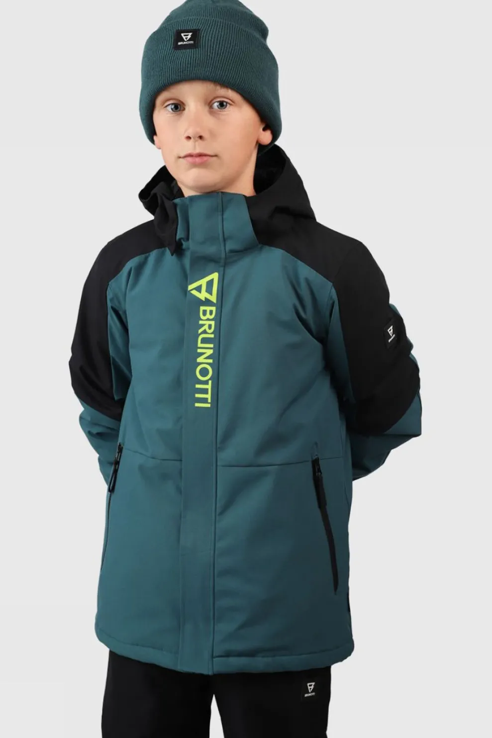Hot Brunotti Ski-Jas Sheldony Boys Snow Jacket Fuel Green