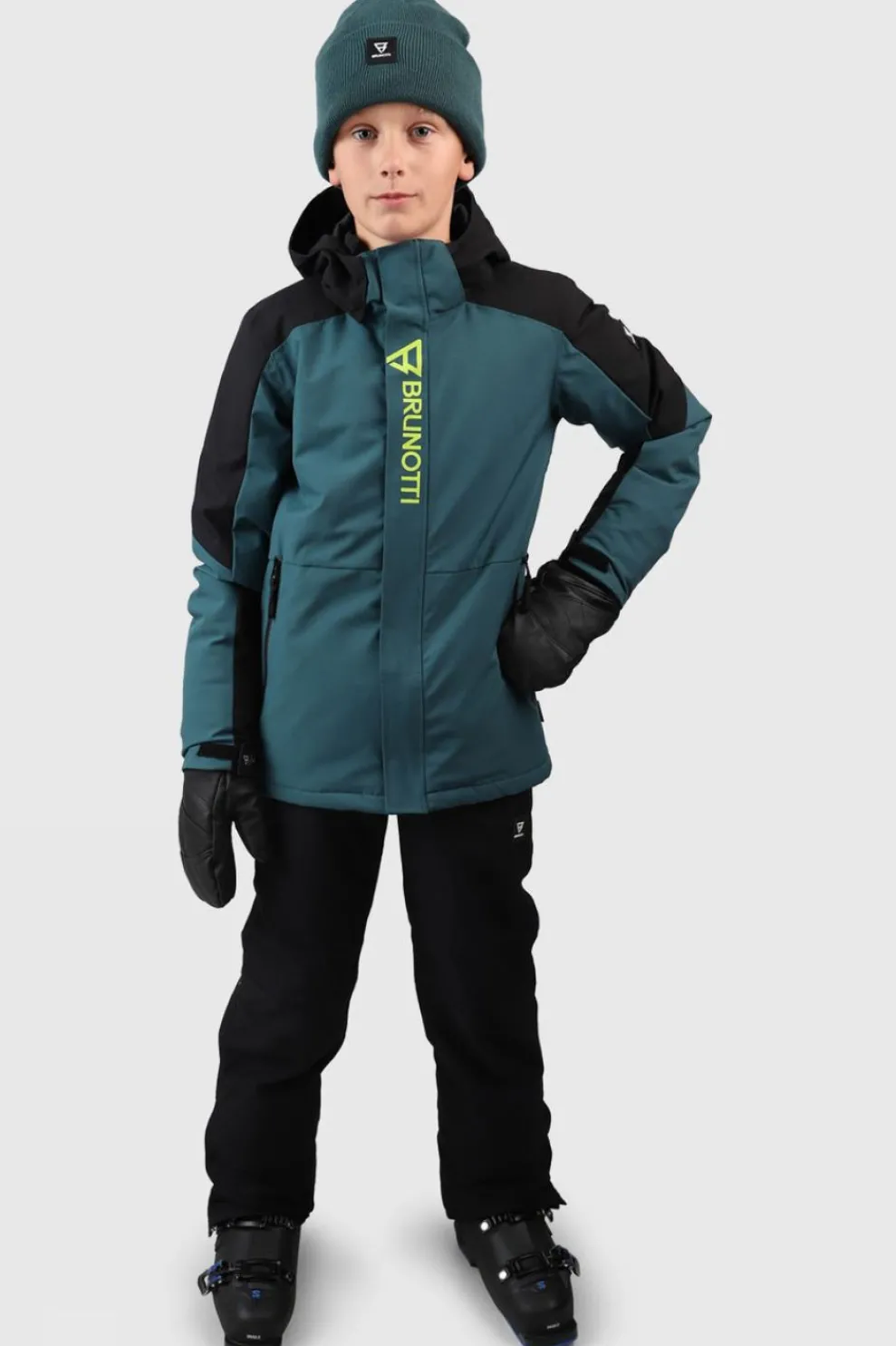 Hot Brunotti Ski-Jas Sheldony Boys Snow Jacket Fuel Green