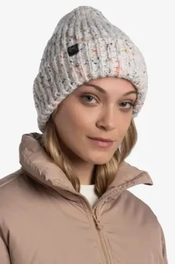 Discount Buff Hoed Knitted & Fleece Kim Beanie White