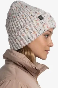 Discount Buff Hoed Knitted & Fleece Kim Beanie White