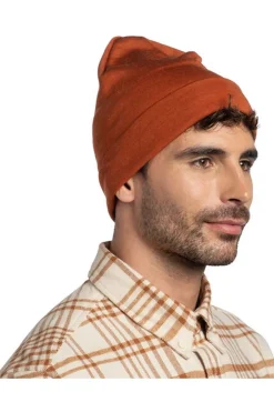 Hot Buff Muts Heavyweight Merino Hat Solid Cinnamon