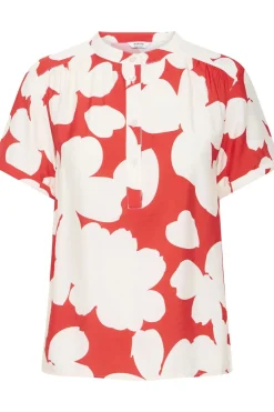 Sale B.Young Hemd Ibine Flame Flower Mix