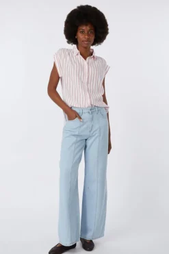 Hot B.Young Jeans Lonia Flame Scarrlet Mix