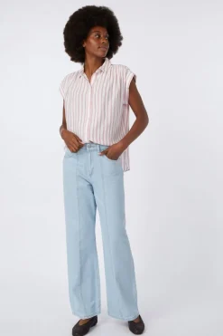 Hot B.Young Jeans Lonia Flame Scarrlet Mix