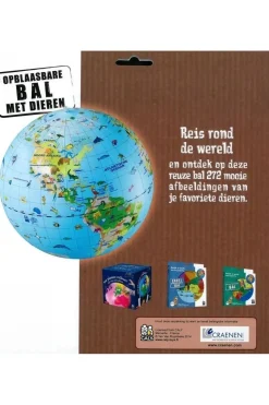 Sale Caly Toys Opblaasbare wereldbol 50 cm dieren maxi 2015