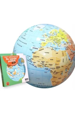 Clearance Caly Toys Opblaasbare wereldbol 42 cm wereld politiek 2019