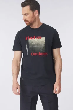 Sale camel active T-Shirt 409700/5T17 Dark Navy