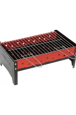 Online Camp Gear Kookvuur Barbecue Compact Houtskool black/red