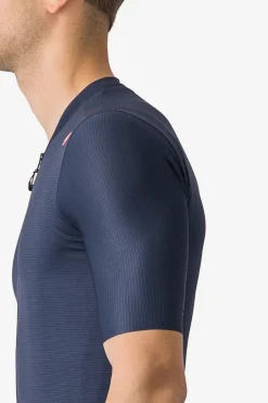 Sale Castelli T-Shirt Espresso Jersey Belgian Blue/Silver Moon