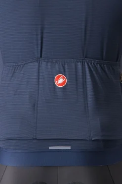 Sale Castelli T-Shirt Espresso Jersey Belgian Blue/Silver Moon