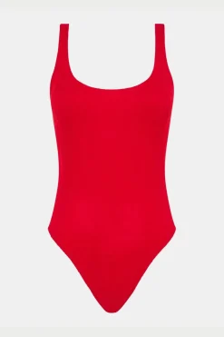 Best CHANTELLE Badpak Wirefree T-Shirt Swimsuit Cherry Red