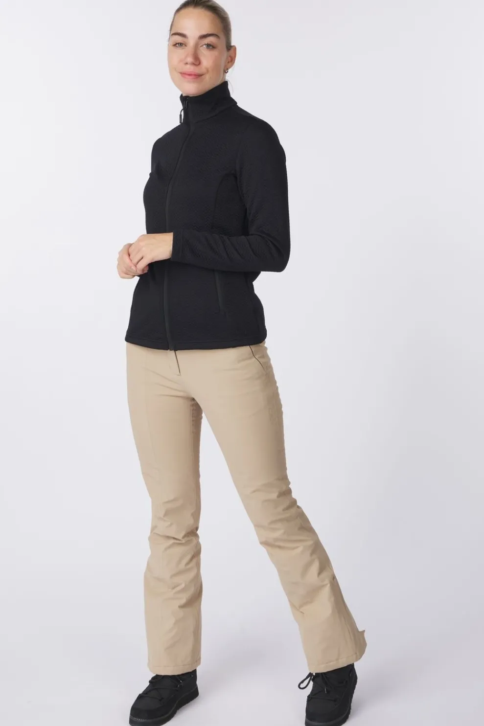 Fleece Woman Ski Full Zip Stretch Jacquard-CMP Outlet
