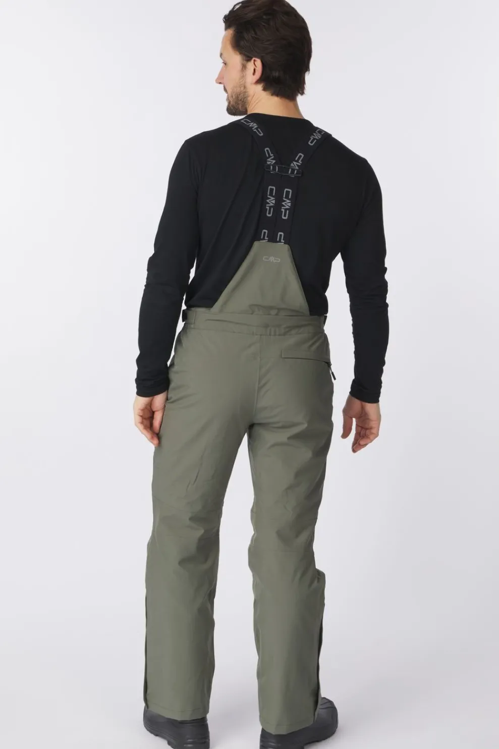 Outlet CMP Man Salopette Stretch Olive