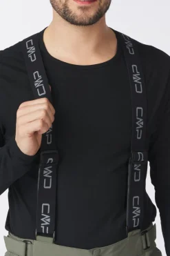 Outlet CMP Man Salopette Stretch Olive