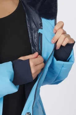 Sale CMP Ski-Jas Woman Ski Jacket Fix Hood Niagara