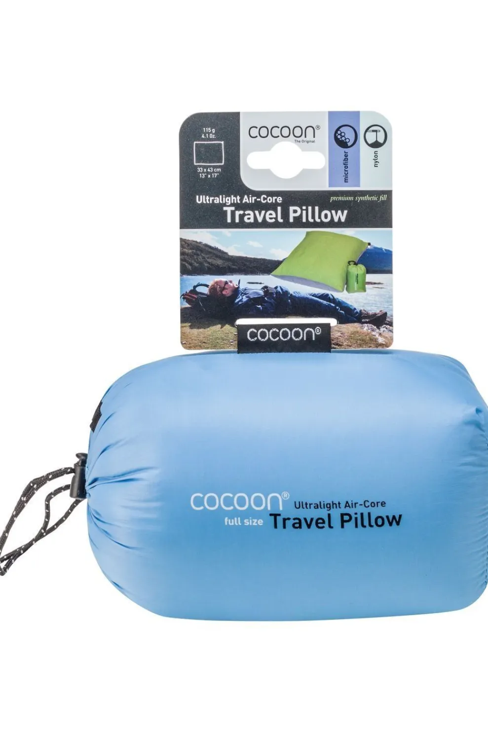Discount Cocoon Air Core Pillow Ul Xl Light Blue