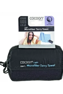 Sale Cocoon Handdoek Terry Towel Light dark blue