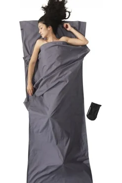 Fashion Cocoon Lakenzak Travelsheet 100% Cotton mid grey