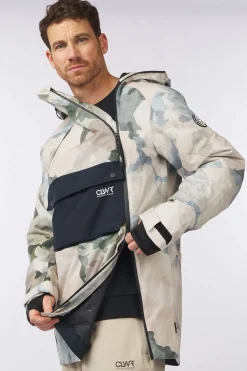 Fashion Colourwear Ski-Jas M Foil Anorak Water Camo