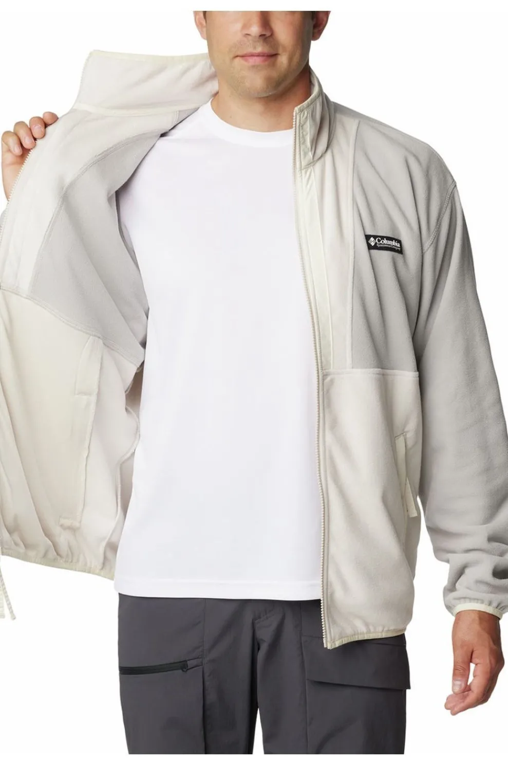 New Columbia Fleece Back Bowl™ Lightweight Flint Grey, Dar