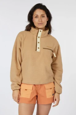 Hot Columbia Fleece Helvetia™ II Cropped Half Snap Canoe