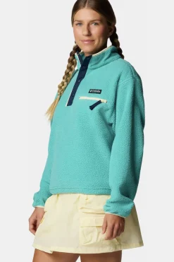 Sale Columbia Fleece Helvetia™ II Cropped Half Snap Petrol