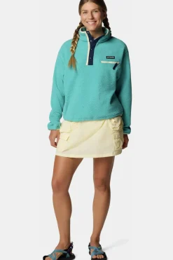 Sale Columbia Fleece Helvetia™ II Cropped Half Snap Petrol
