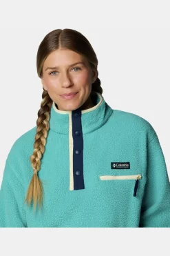 Sale Columbia Fleece Helvetia™ II Cropped Half Snap Petrol